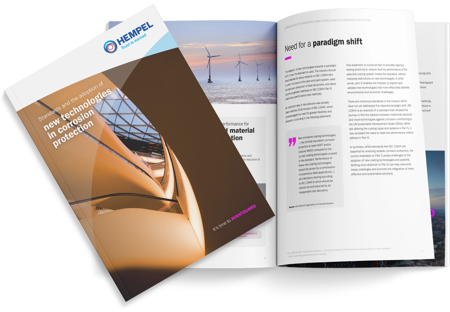 New technologies in corrosion protection brochure.