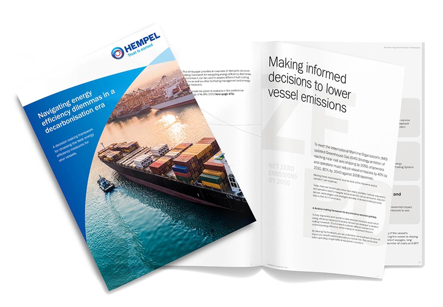 Navigating energy efficiency dilemmas in a decarbonisation era brochure.